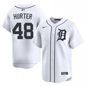 Brant Hurter #48 Detroit Baseball Jersey | Officially Licensed Men White Stitched Edition 69522738
