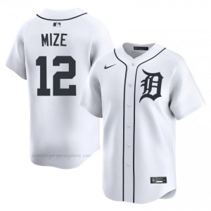 Detroit Tigers Casey Mize #12 White Men Baseball Jersey | 2026 Season Premium 37422808