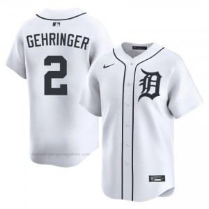 Detroit Tigers Charlie Gehringer #2 White Men Baseball Jersey | 2026 Season Professional 82469370