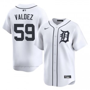 #59 Framber Valdez MLB Men Baseball Jersey | DET White Fan Gear 33332729
