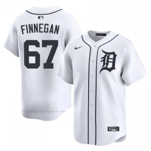 #67 Kyle Finnegan Genuine Men Baseball Jersey | DET White Fan Gear 63806511