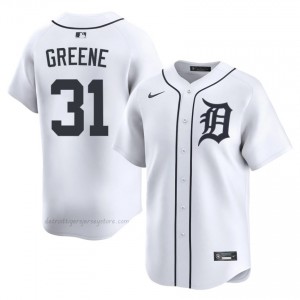Riley Greene #31 Detroit Baseball Jersey | Limited Men White Stitched Edition 72947689