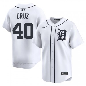 Detroit Tigers Trei Cruz #40 White Men Baseball Jersey | 2026 Season Official 99483582