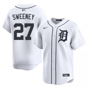 White Trey Sweeney #27 DET Tigers Baseball Stitched Jersey | Professional Men Fit 92956833
