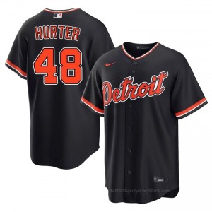 Detroit Tigers Brant Hurter #48 Navy Men Baseball Jersey | 2026 Season Iconic 15109036
