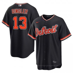 Detroit Tigers Dillon Dingler #13 Navy Men Baseball Jersey | 2026 Season Authentic 86482398