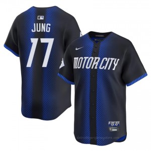 Detroit Tigers Jace Jung #17 Blue Men City Connect Baseball Jersey | 2026 Season Exclusive 12127668