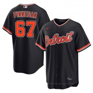 Kyle Finnegan #67 Detroit Baseball Jersey | Professional Men Navy Sewn Edition 67616721