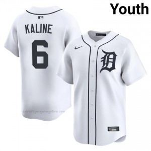#6 Al Kaline Game-Day Youth Baseball Jersey | DET White Fan Gear 57707557